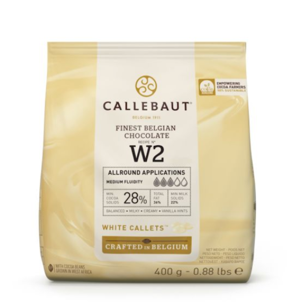 Weisse Schokolade Drops von Callebaut